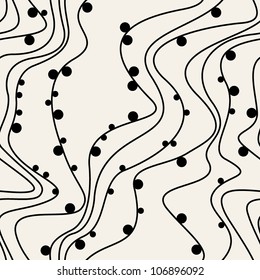 vector seamless pattern. stylish texture. endless floral background