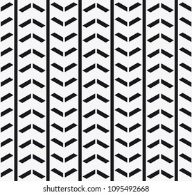  Vector seamless pattern. Stylish texture with figures from short lines. Geometric pattern.