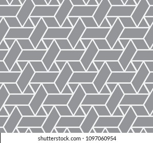 Vector seamless pattern. Stylish texture from short lines. Geometric pattern.