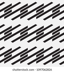  Vector seamless pattern. Stylish texture from short lines. Geometric pattern.
