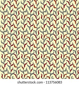 vector seamless pattern. stylish texture. endless floral background