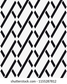  Vector seamless pattern. Stylish texture from short lines. Geometric pattern.