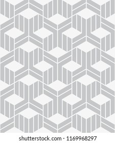  Vector seamless pattern. Stylish texture from short lines. Geometric pattern.