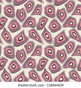 Vector seamless pattern. Stylish texture with spots