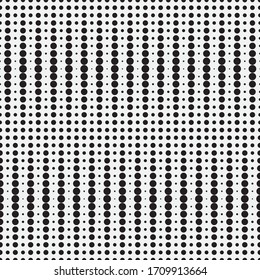 
  Vector seamless pattern. Stylish texture with lines from different circles.