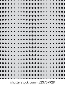 Vector seamless pattern. Stylish texture with different circles. Vector repeat background.