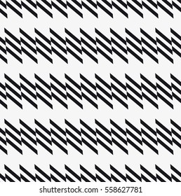 Vector seamless pattern. Stylish texture with figures from lines. Geometric pattern.
