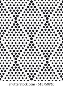 Vector seamless pattern. Stylish texture with figures from circles. Geometric lattice pattern.