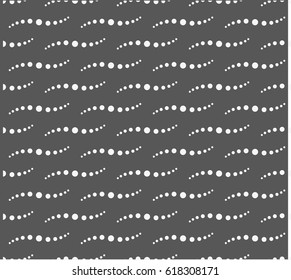 Vector seamless pattern. Stylish texture with figures from circles. Geometric lattice pattern.
