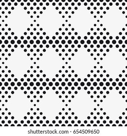 Vector seamless pattern. Stylish texture with figures from circles. Geometric lattice pattern.