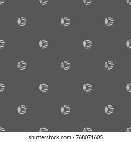 Vector seamless pattern. Stylish texture with figures from short lines. Geometric pattern.