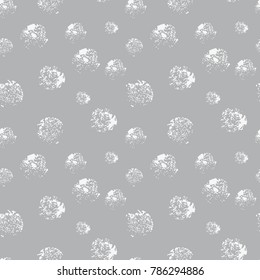 Vector seamless pattern. Stylish texture with circles. Geometric lattice pattern.