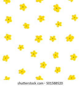 yellow flowers images stock photos vectors shutterstock https www shutterstock com image vector vector seamless pattern stylized floral motif 501588520