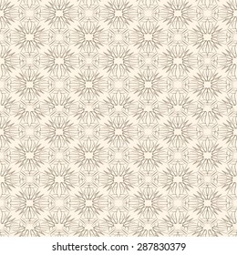 Vector seamless pattern of stylized women's shoes. Monochrome