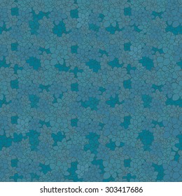 Vector seamless pattern with succulents