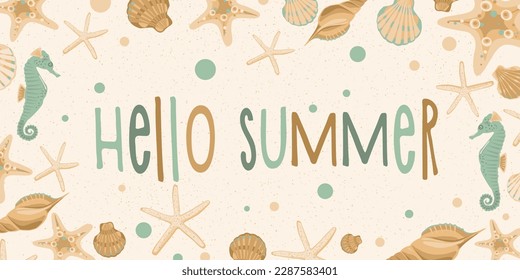 vector seamless pattern summer vacation beach sia