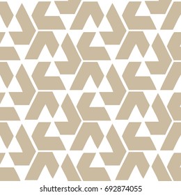 Vector seamless pattern with swirls.Modern stylish texture.Light brown and white