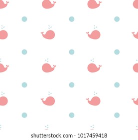 Vector seamless pattern. Symmetrical background, nautical theme. Template for wrapping, backgrounds, fabric, prints, decor, surface.