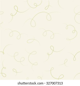 Vector seamless pattern with tangled line. May be used as packing