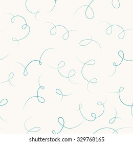Vector seamless pattern with tangled line. May be used as packing
