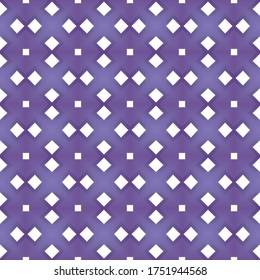 Vector seamless pattern texture background with geometric shapes, gradient colored in purple and white colors.
