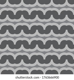 Vector seamless pattern texture background with geometric shapes, colored in grey colors.