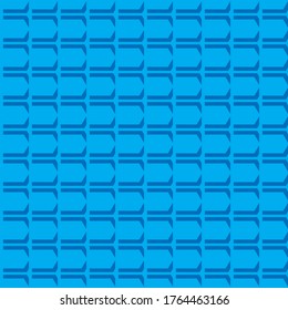 Vector seamless pattern texture background with geometric shapes, colored in blue colors.