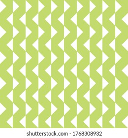 Vector seamless pattern texture background with geometric shapes, colored in green and white colors.