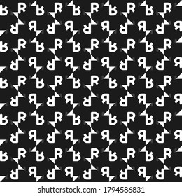Vector seamless pattern texture background with geometric shapes in black, grey and white colors.