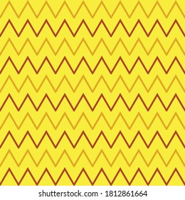 Vector seamless pattern texture background with geometric shapes, colored in yellow and red colors.