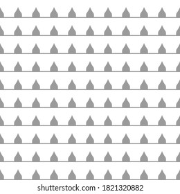 Vector seamless pattern texture background with geometric shapes, colored in grey and white colors.