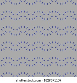 Vector seamless pattern texture background with geometric shapes, colored in grey and blue colors.
