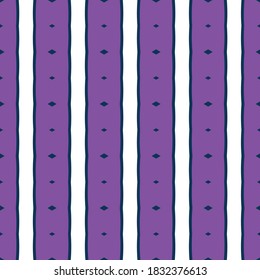 Vector seamless pattern texture background with geometric shapes, colored in purple, blue and white colors.