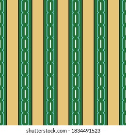 Vector seamless pattern texture background with geometric shapes, colored in yellow, green, blue, white and black colors.