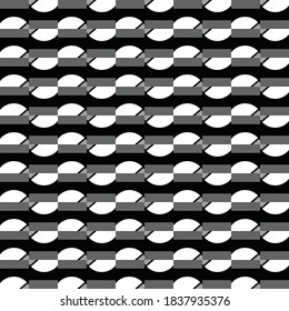 Vector seamless pattern texture background with geometric shapes in black, grey and white colors.