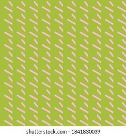 Vector seamless pattern texture background with geometric shapes, colored in green and pink colors.