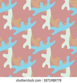 Vector seamless pattern, texture background. Hand drawn and colored