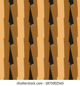 Vector seamless pattern, texture background. Hand drawn and brown, orange, black colors.