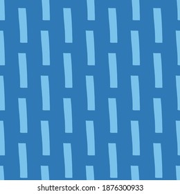Vector seamless pattern, texture background. Hand drawn and blue colors.