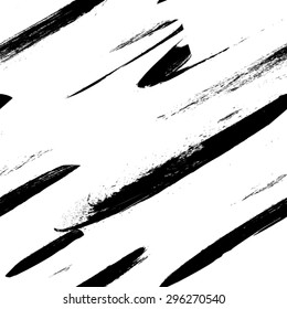 Vector Seamless Pattern . Texture with Grunge Elements . Brush Strokes . Diagonal Lines Background . 