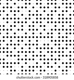 Vector Seamless Pattern Texture.  Halftone Effect.