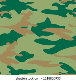Vector seamless pattern with texture military camouflage army hunting.