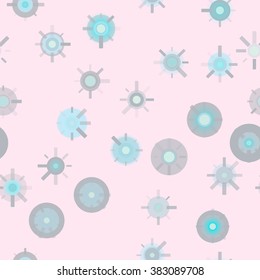 Vector Seamless Pattern . Seamless Texture . Star Geometrical Shapes in avengers Style