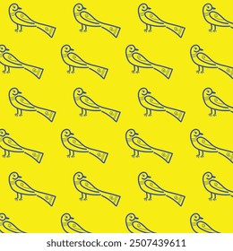 Vector seamless pattern . There are different simple shapes and lines in this pattern. minimalistic seamless background.
