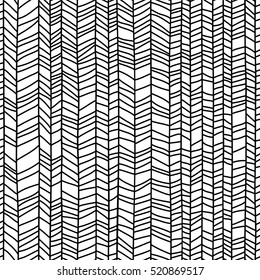 Abstract seamless striped black white ink stock vector royalty free