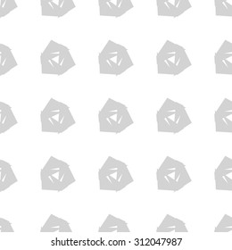 Vector seamless pattern with Three-pointed star collection .Modern stylish texture. Repeating geometric