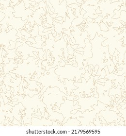 Vector seamless pattern with tiger spots. Endless stylish texture. Ripple scribble repeating background. Natural stylish spotty animal print. Can be used as swatch for illustrator.