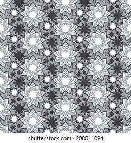 Vector seamless pattern. Tile abstract background. Repeating texture