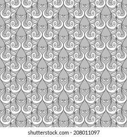 Vector seamless pattern. Tile abstract background. Repeating texture