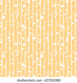 Vector seamless pattern, tile with inc splash, blots, smudge and brush strokes. Grunge endless template for web background, prints, wallpaper, surface, wrapping, repeat elements for design.